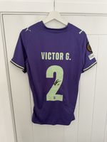 Víctor Gómez SC Braga Match Worn Vs Celtic Signed Away Shirt With Coa