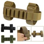 7 Round Tactical Molle Gun Shotgun 12/20GA Buttstock Ammo Shell Holder Carrier
