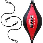 FARABI Leather Double End Ball Boxing Punching Speed Balls With all Fittings
