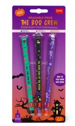 New HALLOWEEN LEGAMES  - Set 3 Erasable Penne Gel - The Boo Crew UK 2026