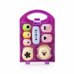 Paper Craft Tool Kit with Case Colorful Craft Punch Set with Storage Case