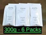 ESPA Bath Salts 300g (6x50g) Bergamot Jasmine Aromatherapy Natural Minerals
