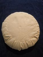 Buckwheat Hull Meditation Cushion Zafu Yoga Pillow Natural Linen Cover