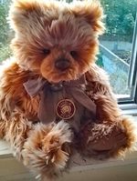 Charlie Bears Brown & Beige Plush Teddy Bear Plush Bear with Bow Paddywack