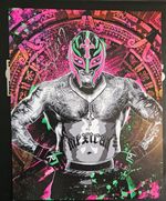 Rey Mysterio Genuine Signed Autograph Wrestle Crate 8x10