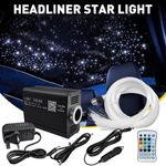 300-1000Pcs Fiber Optic Headliner Star Light kit Roof Ceiling Lights App Remote