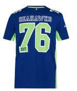SEATTLE SEAHAWKS  NFL  Poly mesh  T SHIRT  (  XL LARGE  )  NEW BNWT