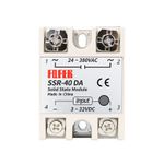 DC to AC Solid State Relay Module SSR-10DA to SSR-100DA 3-32V DC, 24-380V AC