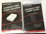 100 x CURRENT SIZE COMIC BOOK ( BAGS AND BACKING BOARDS ) SAFEGRADES STORAGE