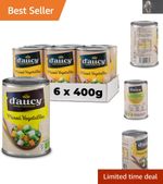 French Mixed Vegetables 400g (Pack of 6) - Healthy, No Preservatives Guaranteed