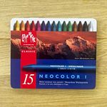 Caran d'Ache Neocolor I Classic Wax Pastels Set, 15 