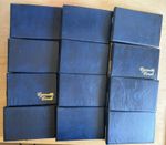 12 Blue Cigarette Tea Trade Postcard Albums 2