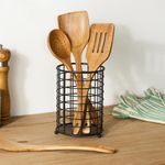 OHS Kitchen Utensil Holder Metal Cutlery Holder Cooking Organiser