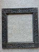 victorian carved ornate furniture or screen frame with birds