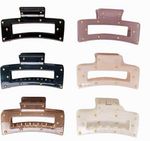 1  Studded Rectangle Hair Claw Clips Non-Slip Multicolour 8.5cm ANY COLOUR