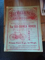 Aston Villa Reserves V Worcester Reserves 25/4/1908 Ex Bound Programme (44)