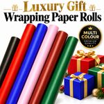 Gift Wrap Roll Matte Metallic Birthday Wrapping Paper Assorted Color Gift Set UK