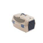 Gulliver 1 Pet Carrier with Plastic Door Secure Travel Crate for Cats Small Dogs
