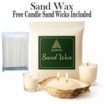Pearled Soy Candle Sand Wax DIY Kit Refillable No Melting + Free Wicks UK