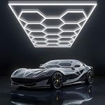 14 Hexagon LED Lighting Detailing Garage Workshop Retail Car Showroom Wall Light