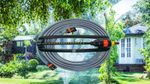 Lawn Bar Sprinkler with Garden Hose and Universal Connectors!!