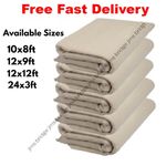 Cotton Dust Sheets | Dust Sheets for Decorating | Large Sheets | Free Delivery