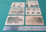 Weathering Effect Airbrush Stencil Tools for Scale Models RC Planes Tanks All 6