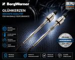 2 BorgWarner BERU Glow Plug PSG006 for Astra Mk VI (J) OPEL Cascada