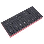 Premier Deep Impact Socket Set with Tool Tray 1/2"Sq Drive 16pc - TBT47