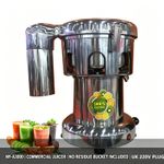 Heavy‑Duty Commercial Juicer 370W Stainless Steel Fruit Vegetable Extractor UK