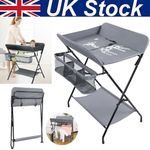 Folding Baby Infant Changer Unit Table Nursery Changing Station Bath Mat Storage