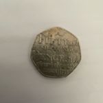 19th Century British Silver Octagonal Token/Coin Engraved "PAYABLE IN LONDON"