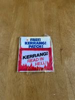 Kerrang! Read in Hell! Cloth Patch Still Sealed in Packet Vintage 1980s!