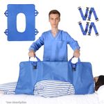 Transfer Slide Sheet with Handles Drainage Hole 110x80cm Lifting Elderly (136kg)
