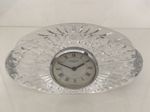 Waterford Crystal Oval Quartz Clock Desk Mantel 8 Inch#3 