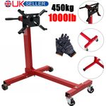 Engine Gearbox Support Stand 1000 lbs 450kg Heavy Duty Swivel Transmission Red