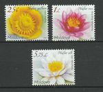 Moldova 2019 Flowers Waterlilies 3 MNH stamps