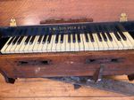Portable folding harmonium pump organ
