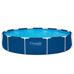 Steel Pro Swimming Pool Frame Set Round Above Ground 12ft x 30