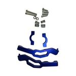 Blue Snowmobile Straight Bar Handguard Mount for 2016-2019 Rush/SWITCHBACK INDY