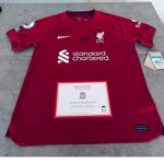 Official Liverpool Fc Signed Boxed Shirt Darwin Nunez Matching Hologram Numbers