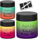 Moonlight Haze Smell Proof Container Stash Jar x 3 | Airtight Glass Storage Jar
