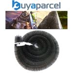 Hedgehog Gutter Brush Guard 100mm Black 4m Clear Clean Leaf & Debris Prevention