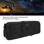 Astronomical Telescope Case Shockproof Black for Fishing Outdoor Travel