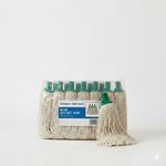 CleanWorks Twine Socket Mop Green No.12 | Colour-Coded Traditional Mopping He...