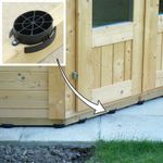 Plastic Shed Base Kit SHED BOOT Floor Timber 6x4 8x6 10x8 — fits ALL shed sizes