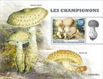 MUSHROOMS & FUNGI MNH 1v-Stamp Sheet #170 (2022 Central Africa)