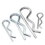 R-Clips Zinc Plated Steel | DIN 11024 | M1-M7 | Retaining Clips for Axles & Pins