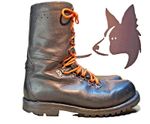 Austrian Paratrooper Feldschuh schwer  Hiking, Motorcycling, KAZ 03 Boots UK 9.5