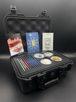 Rugged Bullion Case – 40 oz Coin & 10 Card/Tep/Sleeve Stacker Gold & Silver